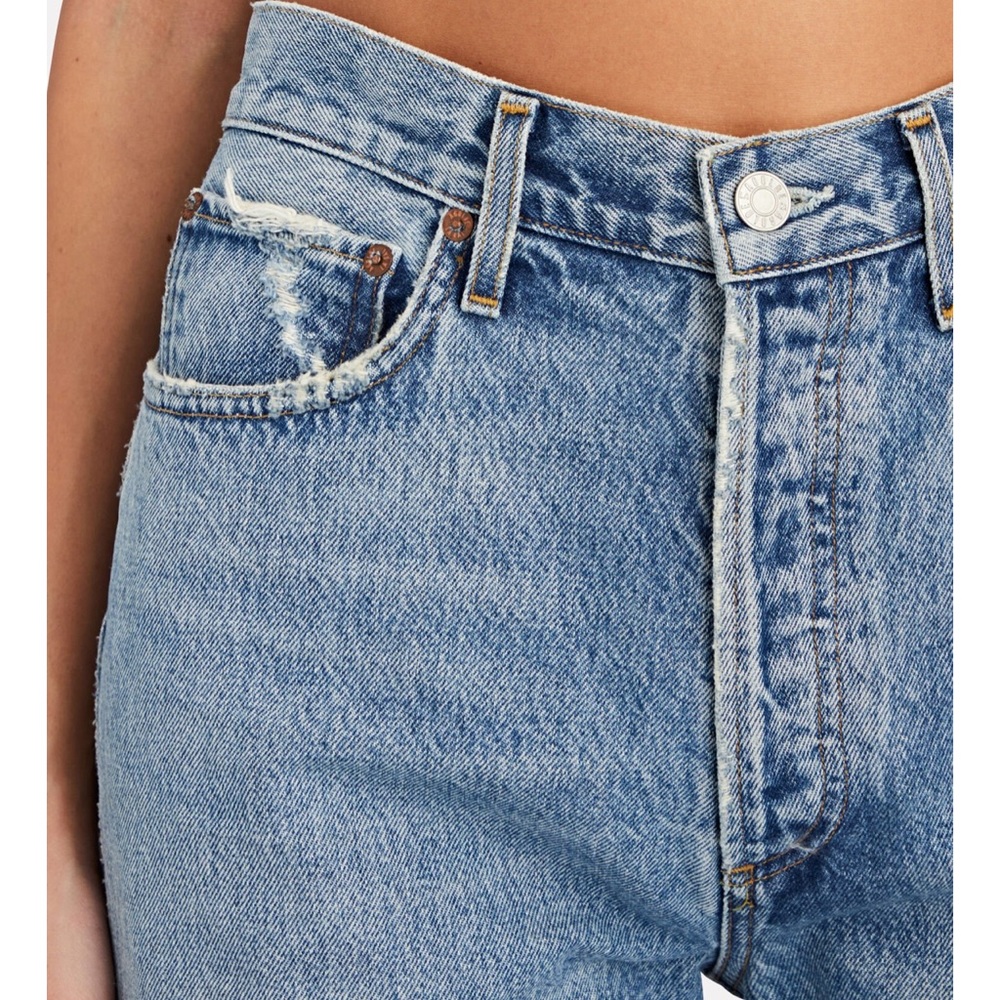 AGOLDE 90s Crop Distressed Jeans - Picture 4 of 8